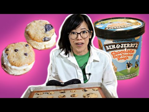 Can You BAKE Cookies From The Dough in Cookie Dough Ice Cream? | emmymade