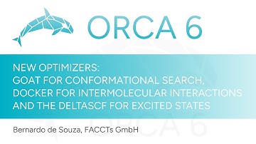 ORCA 6.0 Release Event: Bernardo de Souza - GOAT, SOLVATOR and DOCKER