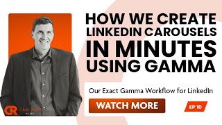 How to Create LinkedIn Carousels in Minutes Using Gamma