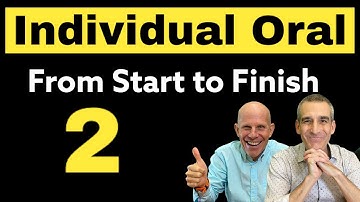IB English: Individual Oral - From Start to Finish ... Video 2 of 5