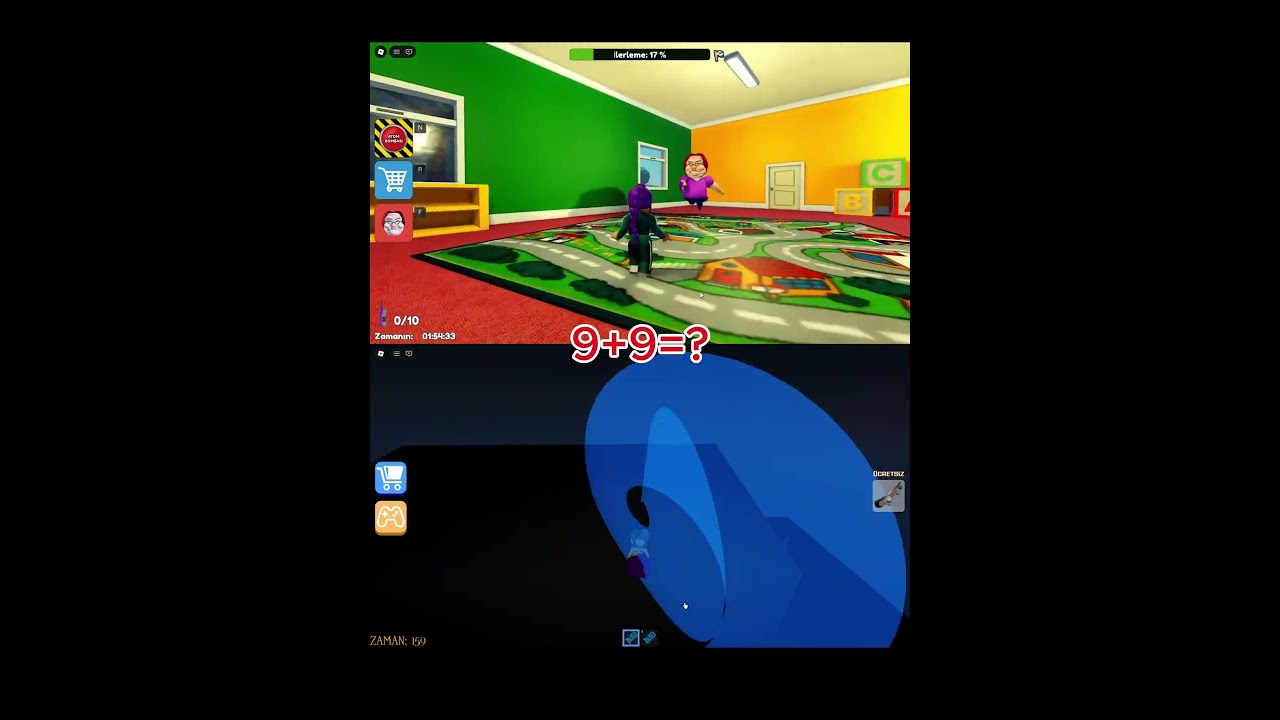 Злая бабушка, детский сад Бетти, пугающие моменты в Roblox 