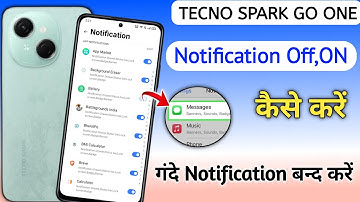 How to hide smart notification in tecno spark go 1 | tecno spark go 1 me notification off kaise kare