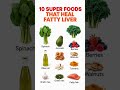 Heal Fatty Liver FAST with These 10 Foods! 🍃
