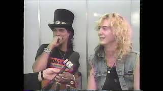 Guns n Roses - MTV Rock in Rio 1991 Interviews