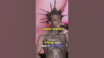 Lil Uzi Vert pays tribute to XXXTentacion