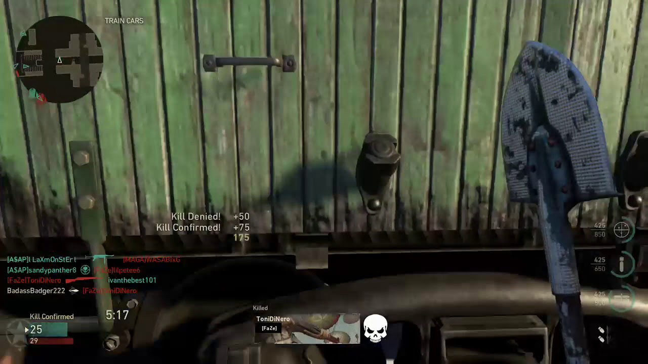 COD WW2 throwing knife