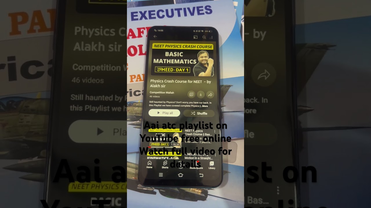 Aai atc playlist physics on YouTube 