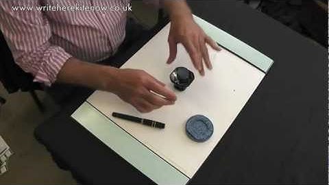 How to Fill a Visconti Homo Sapiens Fountain Pen