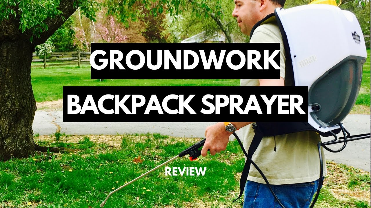 GROUNDWORK Backpack Sprayer Review YouTube