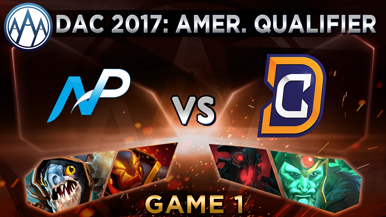 Team NP vs DC Game 1 - DAC 2017 Americas Qualifier: Playoffs - @DakotaCox @FoggedDota