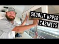 Framing Skoolie Upper Cabinets || 2020 Bus Conversion - Ep 27 | TaleOfTwoSmittys