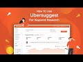 How To Use Ubersuggest For Keyword Research | Top Keyword Research Tool | Neil Patel's Ubersuggest