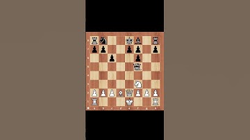 Incredible Queen sacrifice in the Caro-Kann Defense #chess