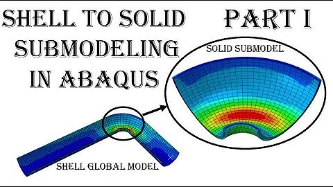 Shell to solid submodleing in Abaqus, Part 1: global Shell model