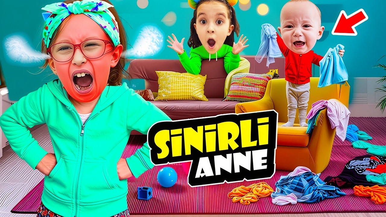 ANNEM ÇOK SİNİRLENDİ !! BAHAR BANU ALYA ASEL MİRA !! 