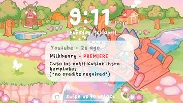 IOS notification intro templates | Free to use