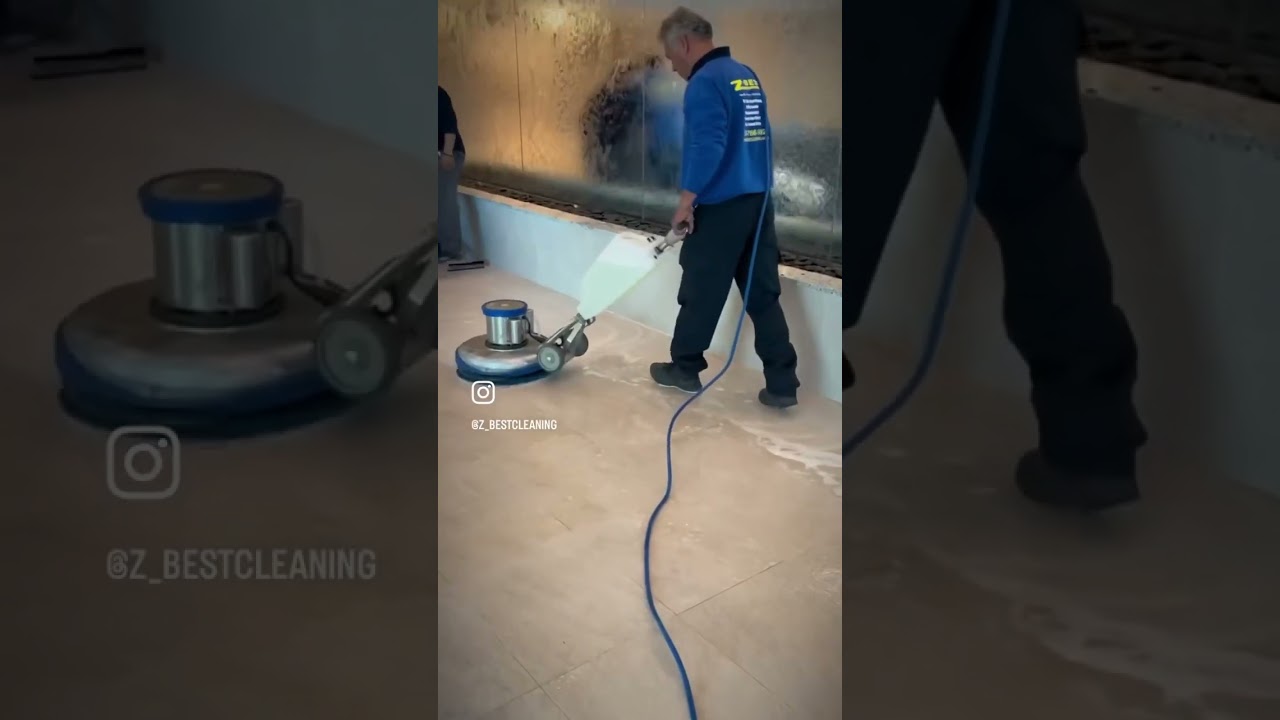 Commercial Tile & Grout Cleaning. Call ZBest for an estimate today! (516)766-1492📲