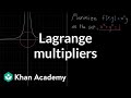 Finishing the intro lagrange multiplier example