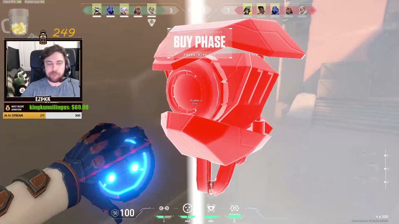 EZPKK INSANE CYPHER VALORANT GAMEPLAY [ FULL MATCH VOD ]