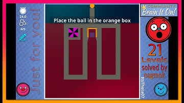 Brain It On! Community 21 Puzzles Solved in 4K "JUST FOR YOU!"  by nagmok