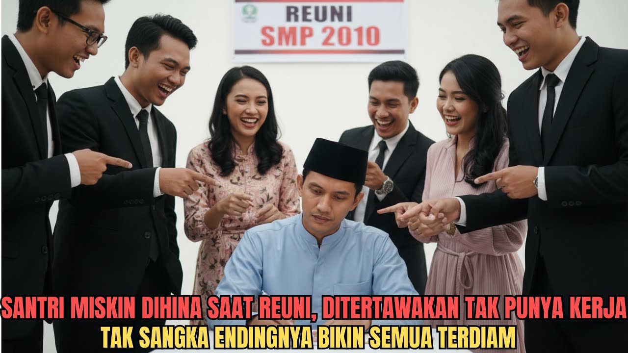 Santri Miskin Dihina Saat Reuni Ditertawakan Tak Punya Kerja, Tapi Balasannya Bikin Semua Terdiam...