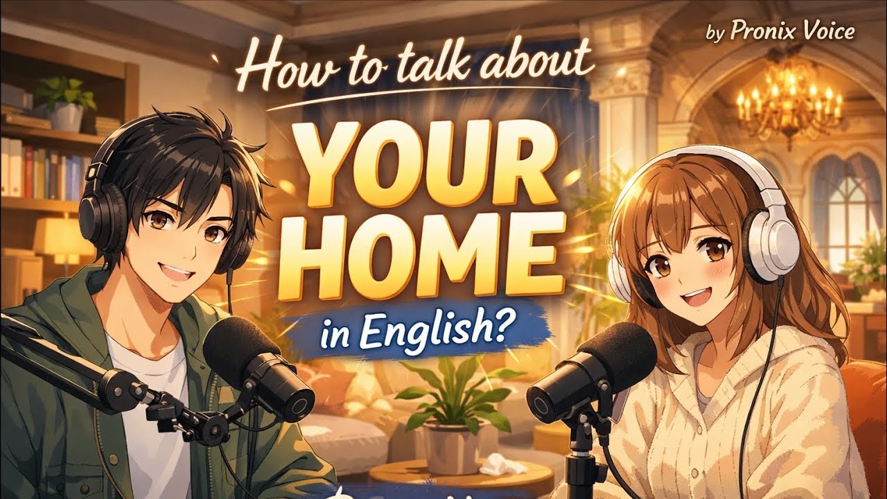 How to Talk About Your Home in English | Real Life English Speaking Practice | Pronix Voice 