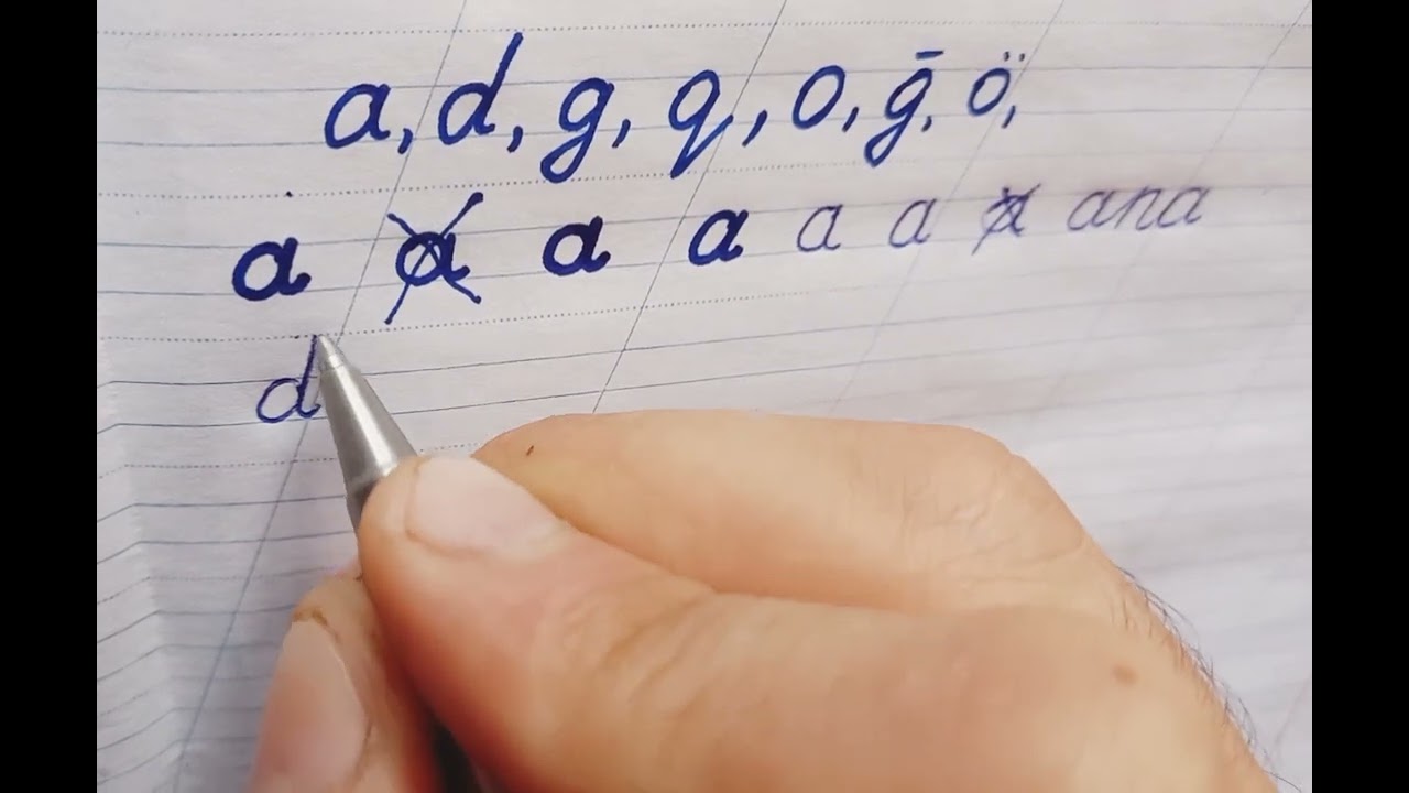 dairəsi olan hərflərin yazılışı,təlim 1