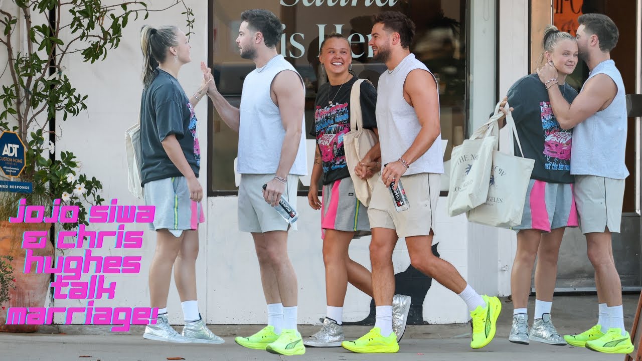 JoJo Siwa & Chris Hughes Can’t Keep Their Hands Off Each Other While Spilling on Marriage & Kids!