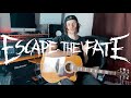 Walk On - Escape The Fate - Acoustic Guitar Lesson + Tab (Whole Song)