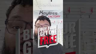 Buy 4 Get 1 transponder Key Free Keyless Factory!