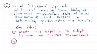 Gender: Nature vs Nurture