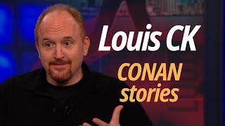 Louis CK Late Night with Conan O'Brien stories