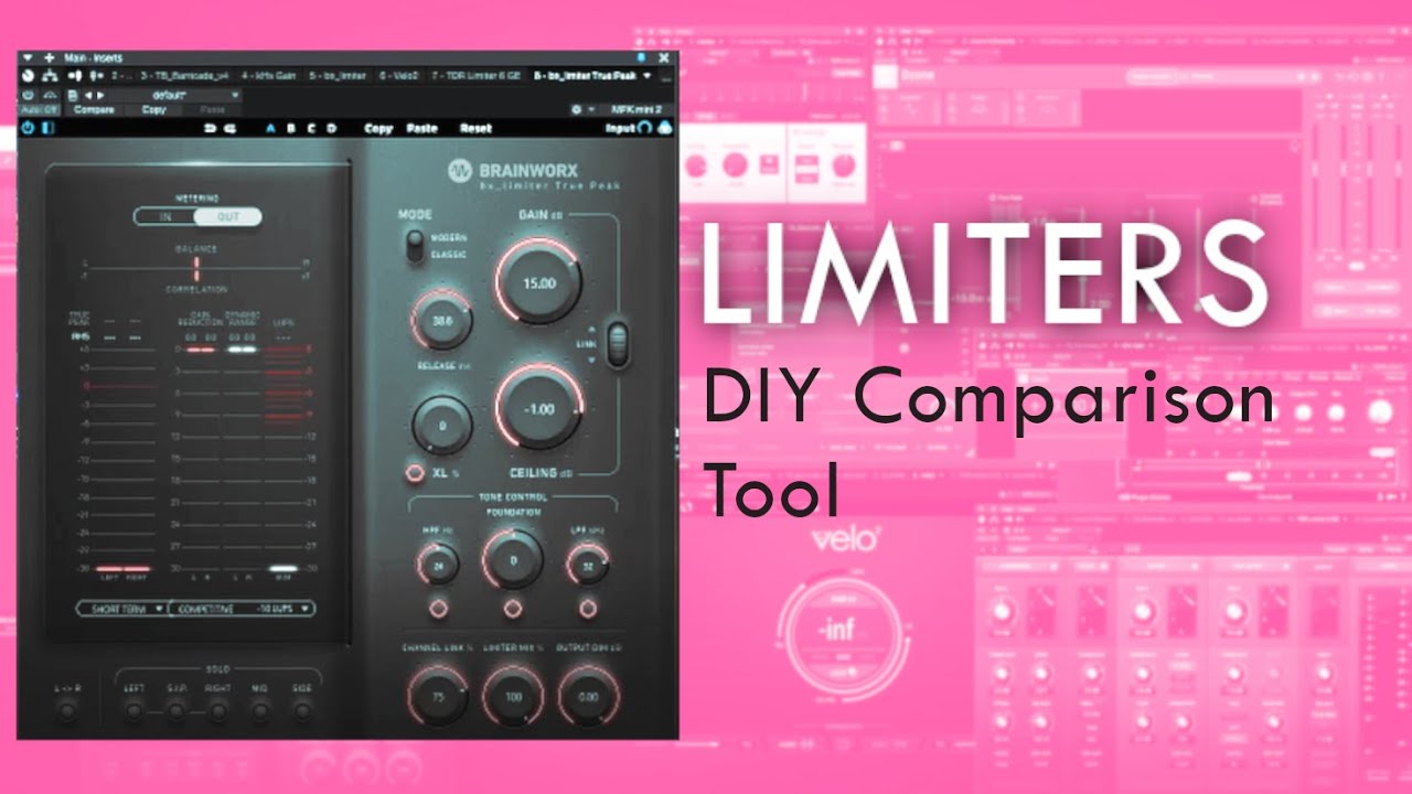 Brainworx TRUE PEAK and other Limiters TESTED (DIY Comparison) - YouTube