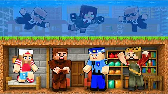 TSUNAMİ VS GÜVENLİ SIĞINAK! 😱 - Minecraft