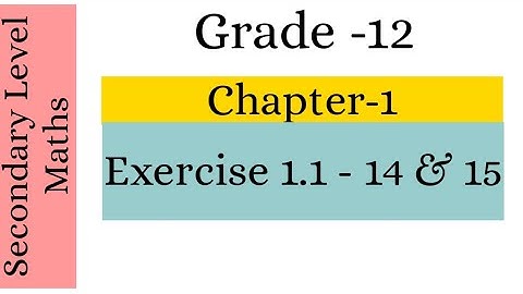 Grade-12 || Chapter-1 || Application of Matrices || Exercise 1.1(14 & 15) || Secondary level Maths