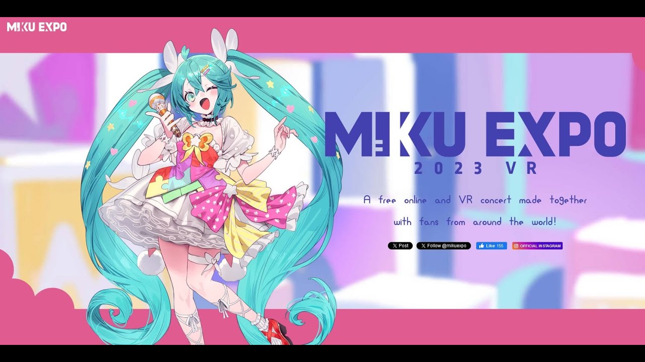MIKU EXPO 2023 VR COMPLETE CONCERT AND ARTWORK - ミクエキスポ2023