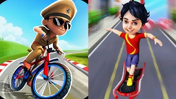 Little Singham Cycle Race VS Shiva Skater Hero 2025 Gameplay Android, ios Part 6
