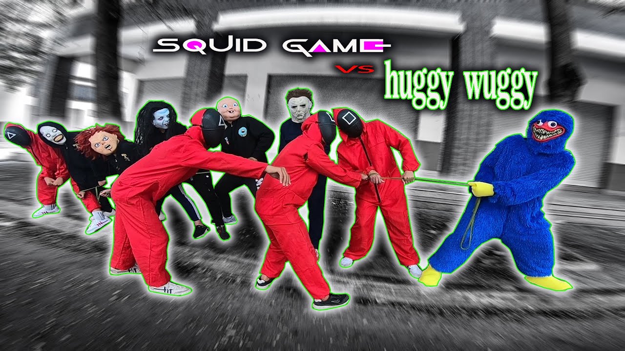 SQUID GAME VS HUGGY WUGGY || rescue my friends and... - youtube