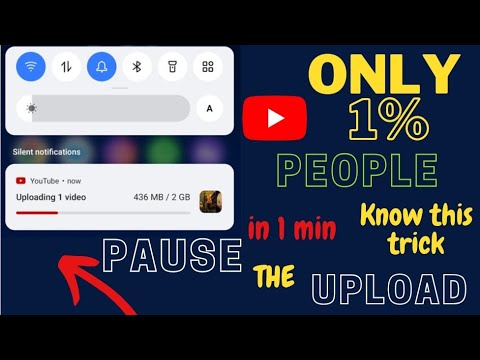 How to pause YouTube uploading video in just 1 min🔥|| YouTube uploading ...