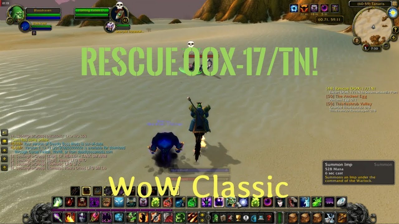 WoW Classic/Rescue OOX-17/TN! - YouTube
