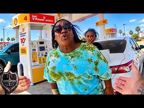 Woman Melts Down When Fuel Rewards Won't Work on Her Gum