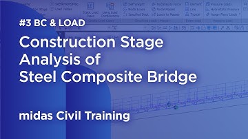 Construction stage analysis of bridge with composite section - 3 Boundary conditions and loads