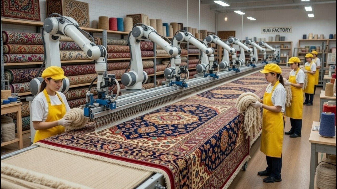 Inside the rug factory | From wool to intricate Persian Rugs