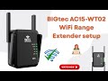 How to Setup BIGtec AC15-WT02 WiFi Range Extender | Easy Push Button Method