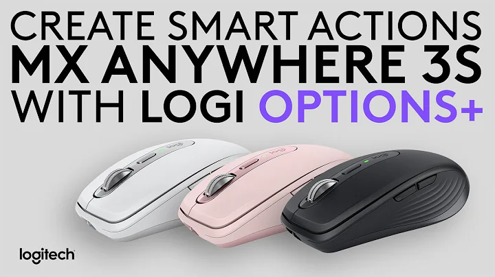 How to create Smart Actions to optimize your workflow with MX Anywhere 3S Mouse using Logi Options+