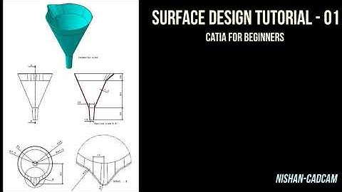 Catia V5 Surface Design Tutorial - 01