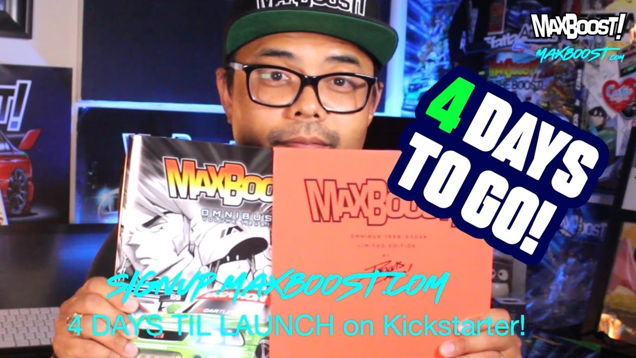 Max Boost Volume 3 (Omnibus) Launches in 4 days on Kickstarter!