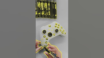 Custom Xbox Controller Using Posca Markers! #shorts