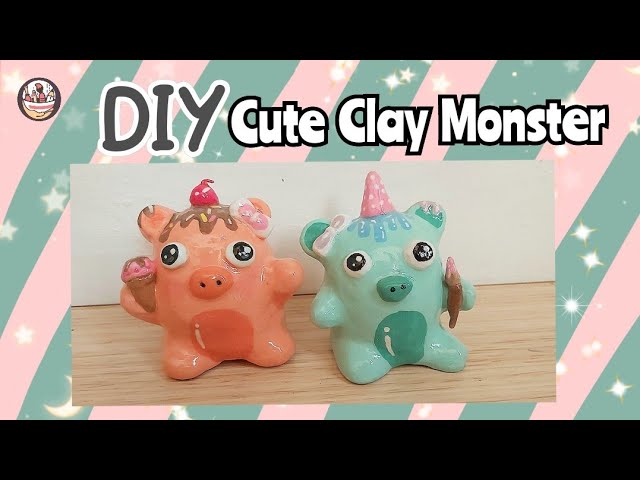 Mega Derp Monster Sculpture Air Dry Clay Art Toy Art Doll Funny