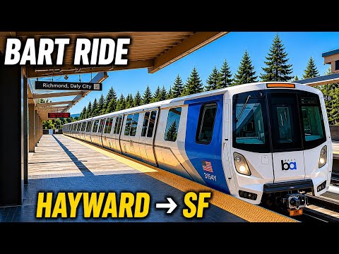 What It's Like Riding BART From Hayward to SF